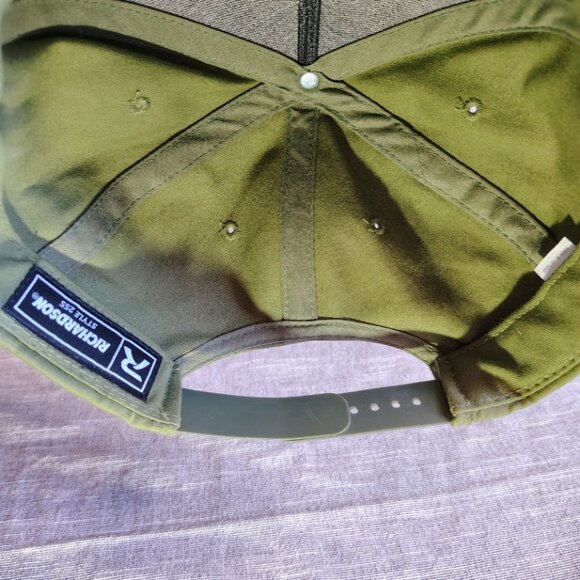 Anthem Hat Cap Snap Back Green Patch Logo Panel Casual Mens - Picture 10 of 12